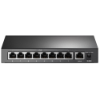 Imagem de Switch 9 Portas 10/100 Tp-Link Tl-Sf1009p De Mesa Fast Ethernet (8 Portas Poe)