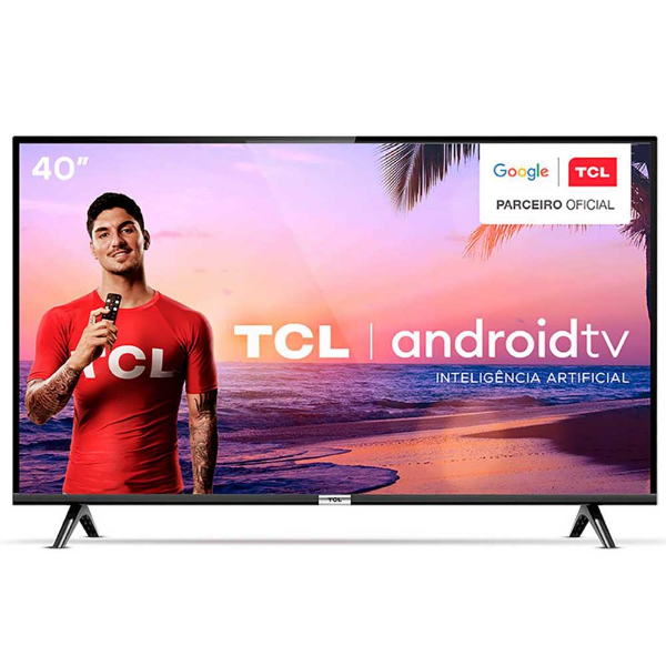 Smart TV Led 40 TCL 40S615 FHD Android Controle Remoto com
