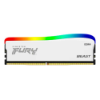 Imagem de Memoria Kingston Fury Beast RGB White, 16GB, DDR4, 3200MHz, 1.35V, Desktop - KF432C16BWA/16