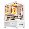 Imagem de GABINETE GAMER KALKAN HAKON BRANCO SEM FAN KLK00081