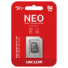 Imagem de CARTAO DE MEMORIA MICRO SD HIKSEMI CLASS 10UHS-I 64GB - HS-TF-C1/64G