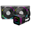 Imagem de WATER COOLER KALKAN DELTA 240MM ARGB PRETO KLK00050