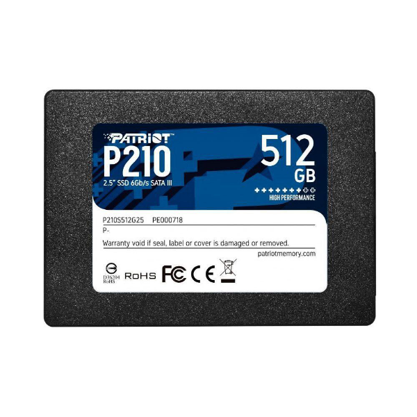 Imagem de Ssd Patriot P210 512gb 2,5" Sata 3 -P210s512g25