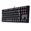 Imagem de Teclado Gamer Redragon Daksa Preto Switch Vermelho - K576r-1