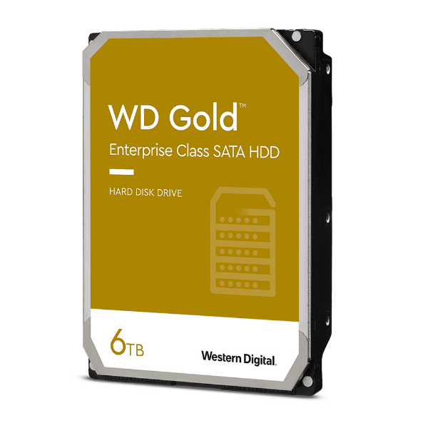 Imagem de Hdd Wd Gold Enterprise 6tb Para Servidor 24x7 - Wd6003fryz