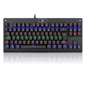 Mostrar detalhes de Teclado Mecanico Redragon Dark Avenger Preto Switch Black - K568r Imagem de Teclado Mecanico Redragon Dark Avenger Preto Switch Black - K568r