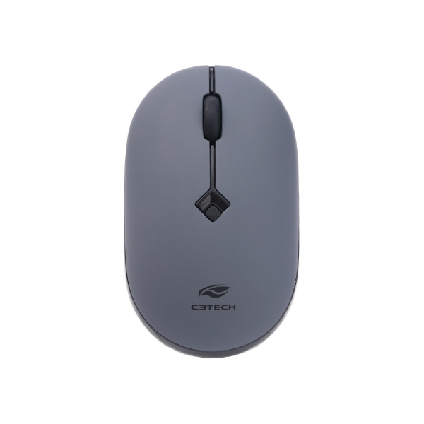 Imagem de Mouse C3tech Sem Fio Rc Nano Cinza - M-W60gy