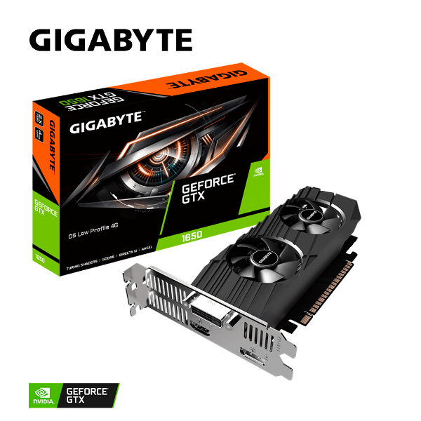 Imagem de Placa De Video Gigabyte Geforce Gtx 1650 Oc Gddr5 4gb 128bit Low Profile Gv-N1650oc-4gl