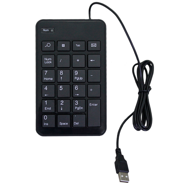 Imagem de Teclado Numerico K-Mex Usb Preto - Kp-2301