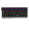 Imagem de Teclado Mecanico Redragon Fizz Rainbow Preto Switch Azul -  K617-R-B