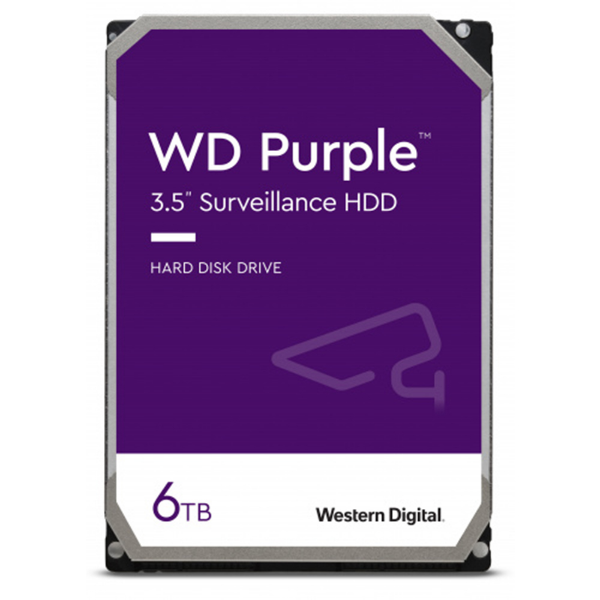 Imagem de Hd Wd Purple Surveillance 6tb 3.5" - Wd62purz