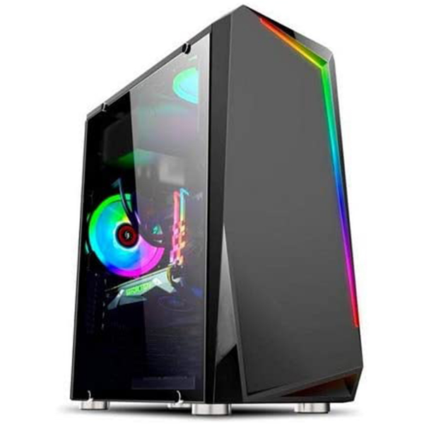 Imagem de Gabinete Gamer Brazil Pc Bpc-C8410 Preto Com Rgb S/ Fonte