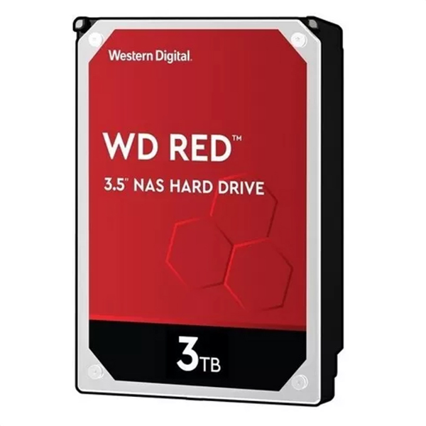 Imagem de Nas Hdd Wd Red 3tb Nasp Servidor 24x7 Wd30efzx