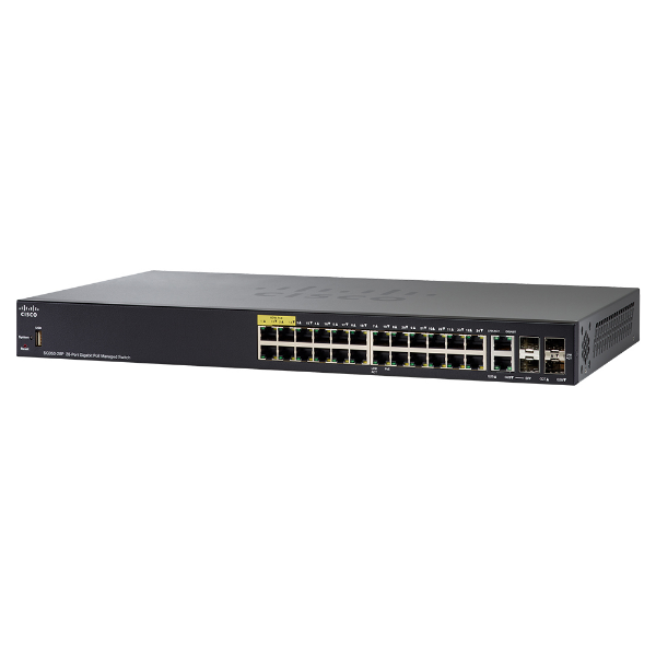 Imagem de Cisco Sg350 Distribuidor Conexoes Redes Cisco Sg350-28p 28-Port