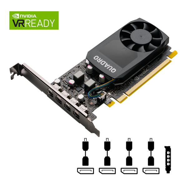 Imagem de Placa De Video 2gb Placavideo Pny Nvidia Quadro P620