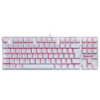 Imagem de Teclado Mecanico Redragon Kumara K552w-2 Single Color Branco/Azul