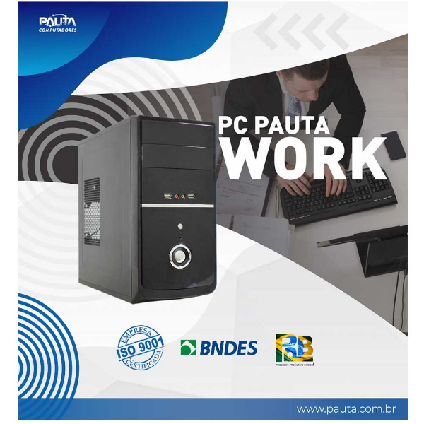 Imagem de Pc Pauta Work - Pentium G5400/ 8gb/ 256gb Ssd/ Freedos