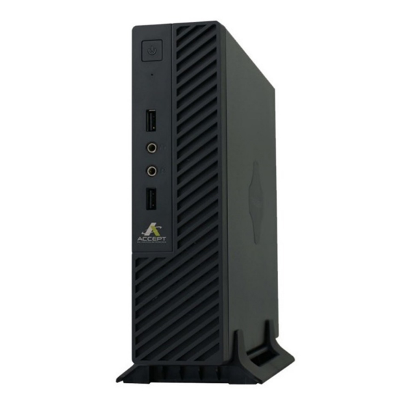 Imagem de Mini Pc Accept 2k V2 Intel Celeron Dc J1800/ 4gb/ Ssd 120gb/ Vesa/ Linux