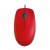 Imagem de Mouse Logitech M110 Silent Red