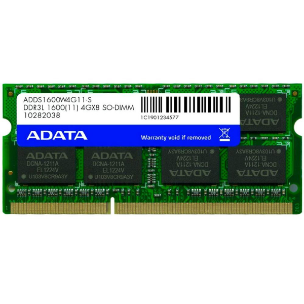 Imagem de Memoria Adata 4gb Ddr3-1600mhz Notebook Low Voltage -Adds1600w4g11-S