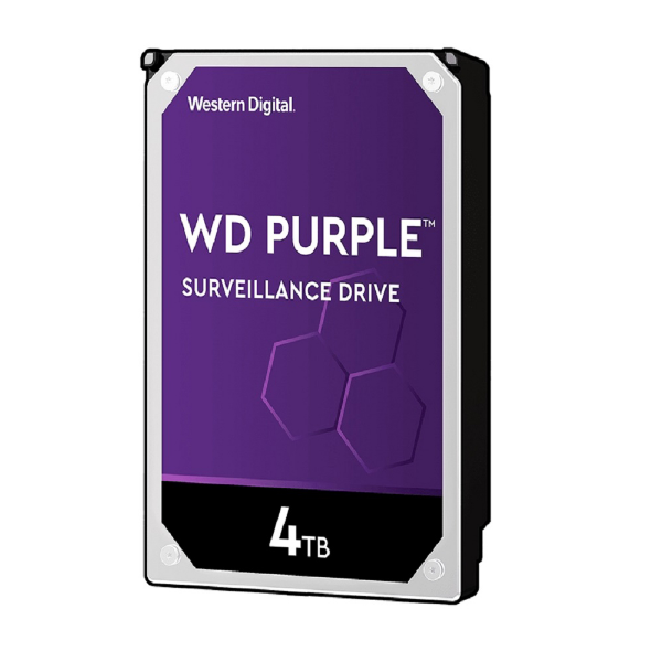 Imagem de Hdd Wd Purple 4 Tb Para Seguranca / Vigilancia / Dvr - Wd40purz