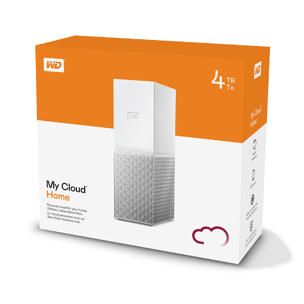 Imagem de Storage My Cloud Home Wd 4tb 1 Baia - Wdbvxc0040hwt-Nesn