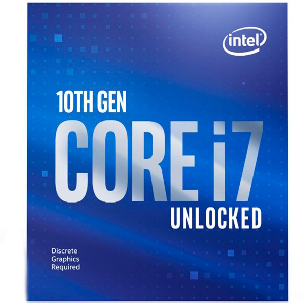Imagem de Processador Intel Core I7-10700kf 3.8ghz (5.1ghz Turbo), 8-Core, 16-Threads, 16mb Cache, Lga1200 - Bx8070110700kf