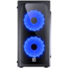 Imagem de Gabinete Gamer Pcyes Venus Lateral Acrilico C/Fan Led Azul Preto - Venptaz2fca