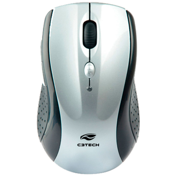 Imagem de Mouse Sem Fio Mouse C3tech Mw012si V2 Nano Receptor Prata