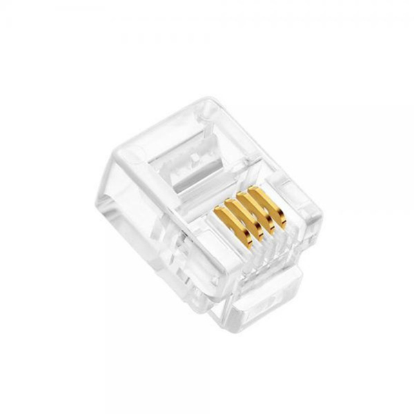 Imagem de Conector Rj11 Modular Plug 6x4 Pc100un Multitoc Mump0065