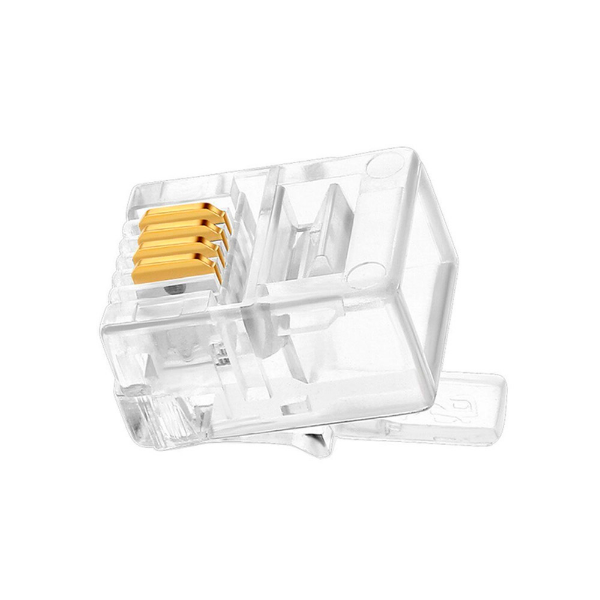 Imagem de Conector Rj11 Modular Plug 6x4 Pc1000un Multitoc Mump0065