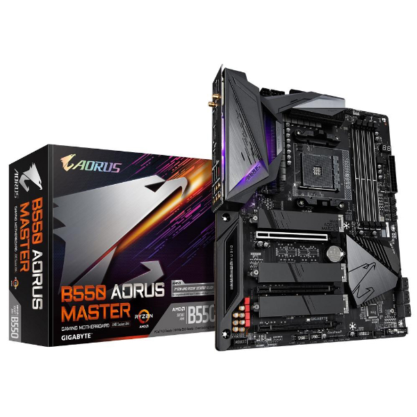 Imagem de Placa Mae B550 Placa Mae Amd Gigabyte B550 Aorus Master Ddr4 Am4