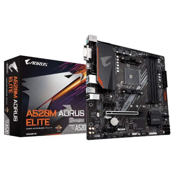 Imagem de Placa Mae Aorus Placa Mae Amd Gigabyte A520m Aorus Elite Ddr4