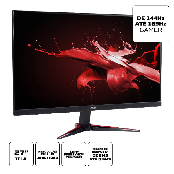 Imagem de Monitor Samsung Monitor Led 27p Acer Vg270 Fhd