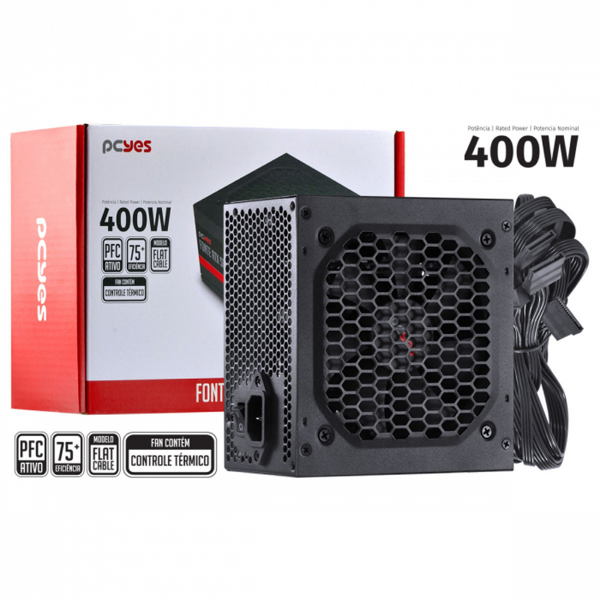 Imagem de Pcyes Fonte Alimentacao Pcyes 400w Atx Pxsp400wpreto