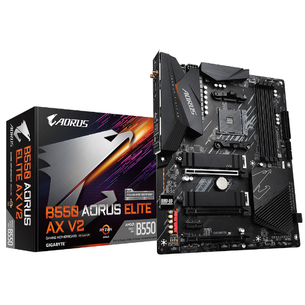 Imagem de Placa Mae Amd Gigabyte B550 Aorus Elite Ax V2 Ddr4 Am4