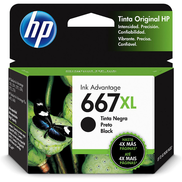 Imagem de Hp Cartucho Hp 3ym81al 667xl Preto