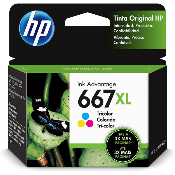 Imagem de Hp Cartucho Hp 3ym80al 667xl Tricolor