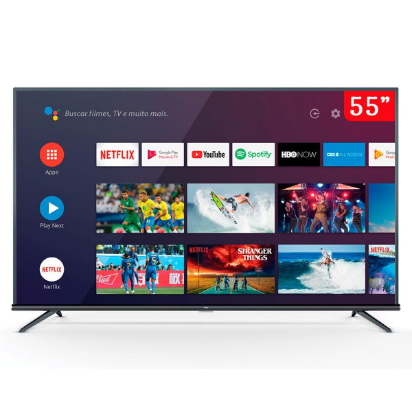 Imagem de Smart Tv Tv 55p Led Tcl 55p8m Smart Android Tv Uhd 2usb 3hdmi4k