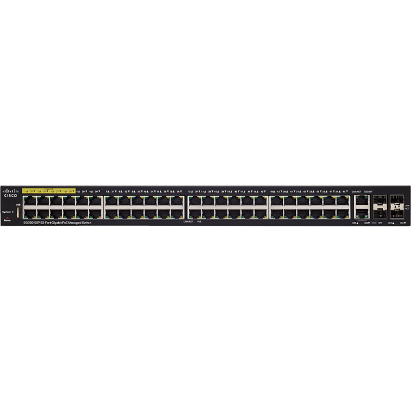 Imagem de Cisco Sg350 Switch Cisco Sg350-52p Gigabitpoe Managed
