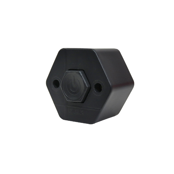 Imagem de Botao Botao Sobrepor Preto Bt 1003p Giltar