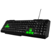 Imagem de Teclado Gamer Barato Teclado Gamer Xzone Gtb-01 Preto Verde Fio