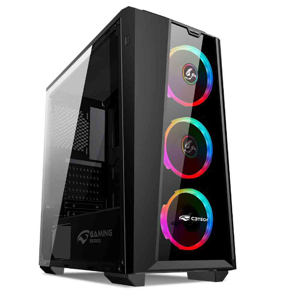 Imagem de Gabinete Pc Gamer C3tech Mt-G800bk S/Fonte