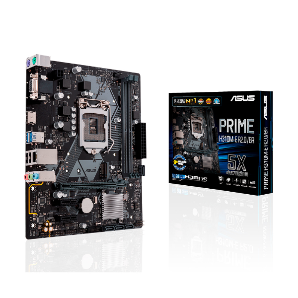 Imagem de Placa Mae Intel Asus Prime H310m Ddr4 Lga1151 8e9geracao