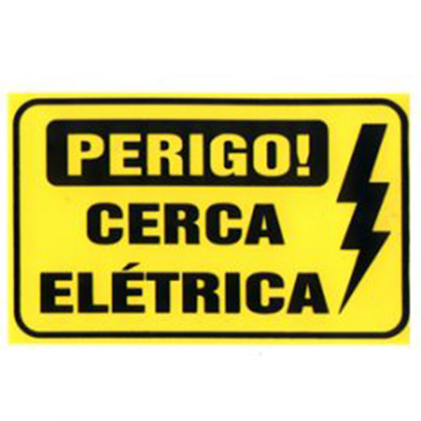 Imagem de Placa Placa Advertencia 18x11 Grossa Confiseg