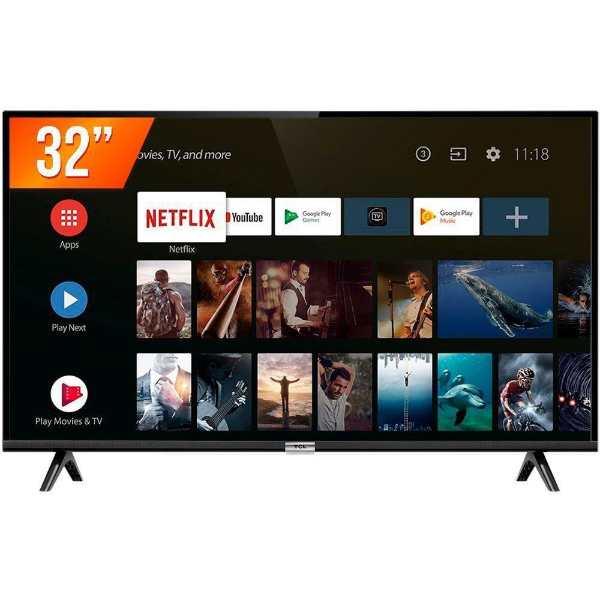 Imagem de Tv 32p Led Tcl 32s6500s Smart Android Tv Hd 1usb 2hdmi Ready