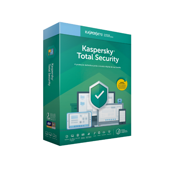 Imagem de Antivirus Licenca Kaspersky Total Security 10disp