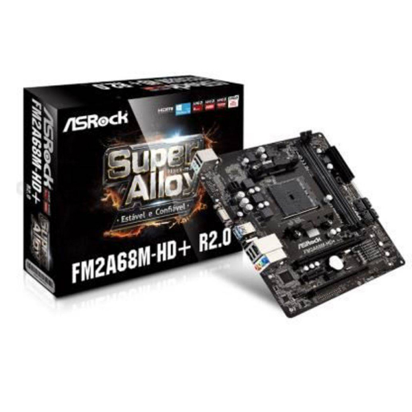 Imagem de Asrock Placa Mae Amd Fm2a68m Hd Ddr3 Fm2