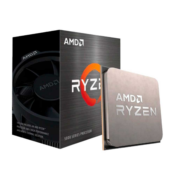 Imagem de Processador Amd Ryzen 5 5500 3.6ghz (4.2ghz Turbo), 6-Core, 12-Threads, 16mb Cache, Am4 - 100-100000457box