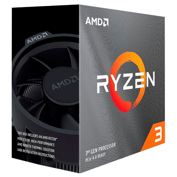 Imagem de Processador Amd Ryzen R3 3100 3.6ghz Maxturb3.9ghzam4 16mbch